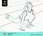 4 - Surya namaskara: la salutaion au soleil. La posture équestre.