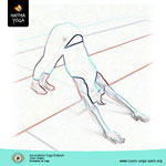 5 - Surya namaskara: La salutation au solail. La montagne.